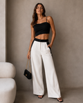 CANNES PANTS OFF WHITE