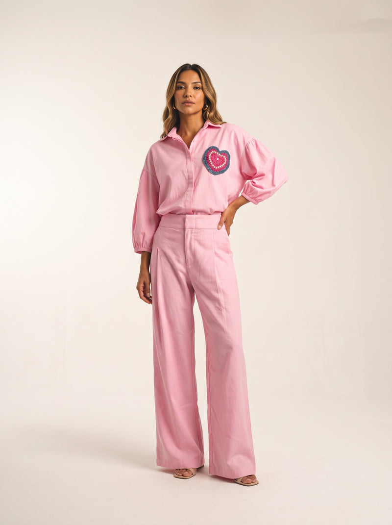 Calça Lótus Rosa Blush